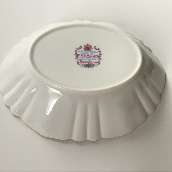 Paragon Remember Me Nut Dish c1981 Bone China - Picture 2 of 5